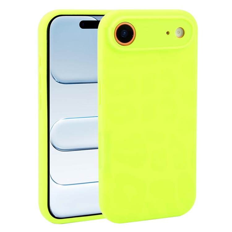 Custodia in silicone liquido leopardata per iPhone 17
