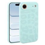Custodia in silicone liquido leopardata per iPhone 17