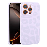 Custodia in silicone leopardata per iPhone 16 Pro Max
