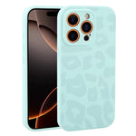 Custodia in silicone leopardata per iPhone 16 Pro Max