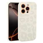 Custodia in silicone leopardata per iPhone 16 Pro Max