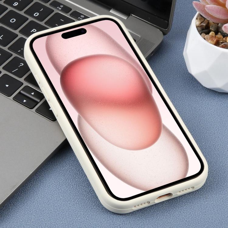 Custodia in silicone per iPhone 15 Plus con stampa leopardata