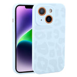 Custodia in silicone per iPhone 14 Plus con stampa leopardata