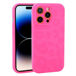 Custodia in silicone liquido leopardata per iPhone 14 Pro