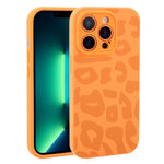 Custodia in silicone per iPhone 13 Pro Max con stampa leopardata
