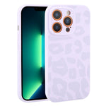 Custodia in silicone per iPhone 13 Pro Max con stampa leopardata