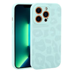 Custodia in silicone per iPhone 13 Pro Max con stampa leopardata