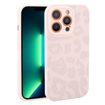 Custodia in silicone per iPhone 13 Pro Max con stampa leopardata