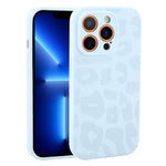 Custodia in silicone per iPhone 13 Pro Max con stampa leopardata