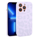Custodia in silicone per iPhone 13 Pro Max con stampa leopardata