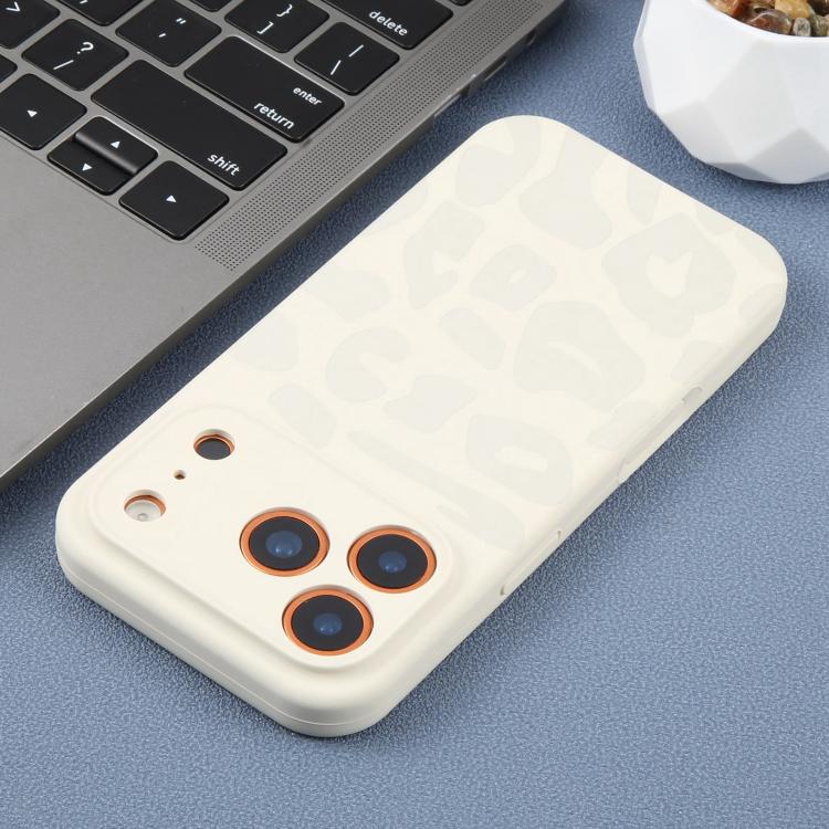 Custodia in silicone leopardata per iPhone 13 e 12