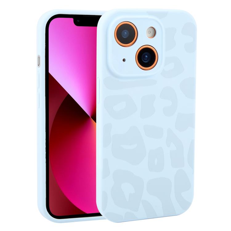 Custodia in silicone leopardata per iPhone 13 e 12