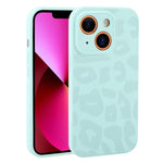 Custodia in silicone leopardata per iPhone 13 e 12