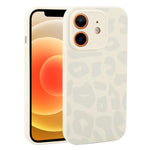 Custodia in silicone leopardata per iPhone 13 e 12