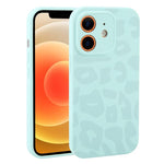 Custodia in silicone leopardata per iPhone 13 e 12