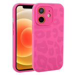 Custodia in silicone leopardata per iPhone 13 e 12