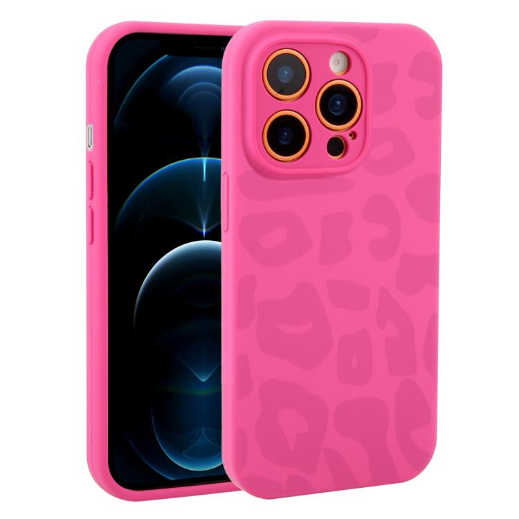 Custodia in silicone leopardata per iPhone 12 Pro Max