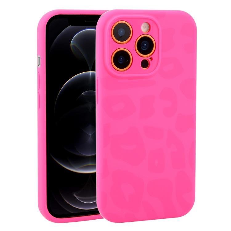 Custodia in silicone leopardata per iPhone 12 Pro Max