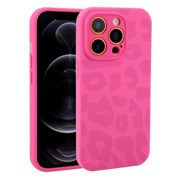 Custodia in silicone leopardata per iPhone 12 Pro Max