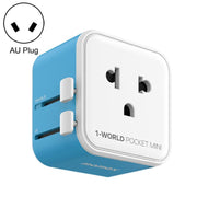 MOMAX UA37 1-World Adattatore da viaggio universale tascabile mini ultrasottile, AU Plug, EU Plug, UK Plug, US Plug