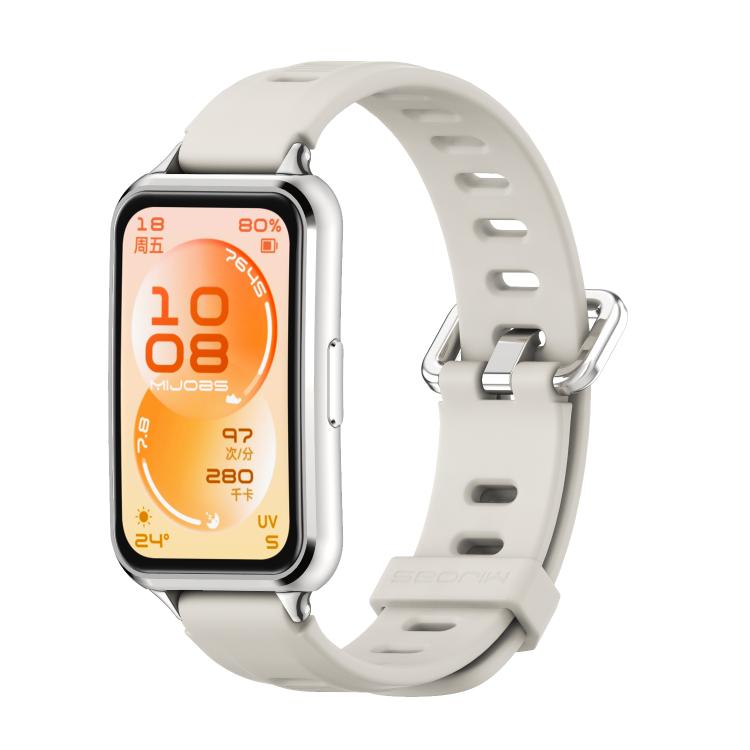Cinturino per orologio MIJOBS in TPU traspirante con foro piatto., For Huawei Band 11 / Band 11 Pro