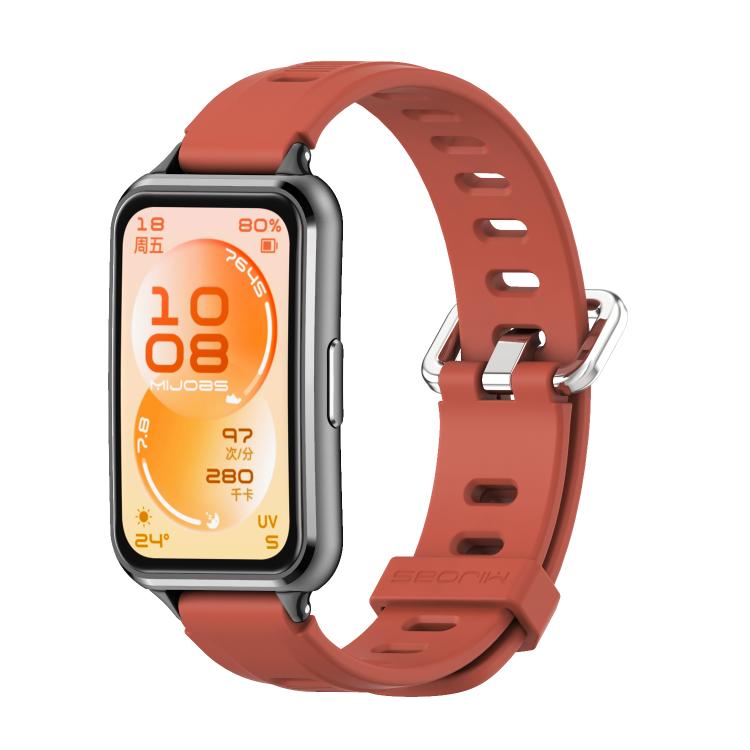 Cinturino per orologio MIJOBS in TPU traspirante con foro piatto., For Huawei Band 11 / Band 11 Pro