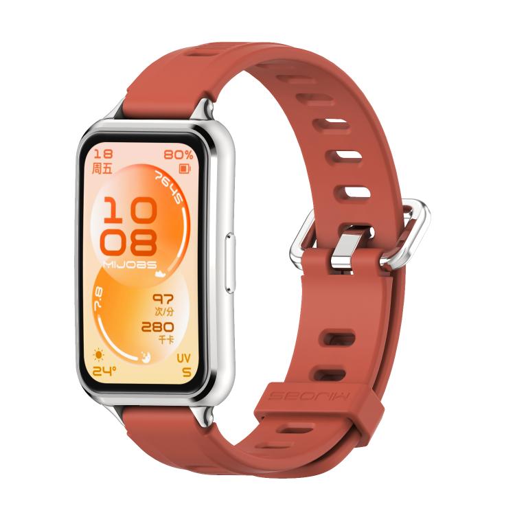 Cinturino per orologio MIJOBS in TPU traspirante con foro piatto., For Huawei Band 11 / Band 11 Pro