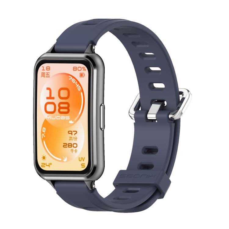 Cinturino per orologio MIJOBS in TPU traspirante con foro piatto., For Huawei Band 11 / Band 11 Pro