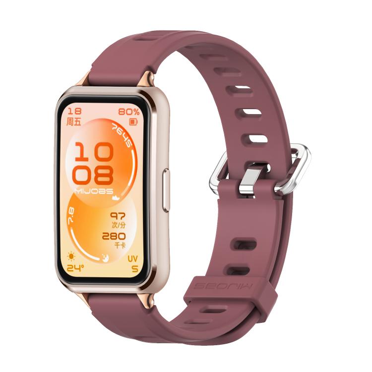 Cinturino per orologio MIJOBS in TPU traspirante con foro piatto., For Huawei Band 11 / Band 11 Pro