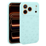 Custodia per telefono in silicone liquido con fori di precisione e stampa floreale a margherite., For iPhone 17 Pro Max, For iPhone 17 Pro, For iPhone 17, For iPhone Air