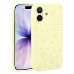 Custodia per telefono in silicone liquido con fori di precisione e stampa floreale a margherite., For iPhone 17 Pro Max, For iPhone 17 Pro, For iPhone 17, For iPhone Air