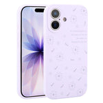 Custodia per telefono in silicone liquido con fori di precisione e stampa floreale a margherite., For iPhone 17 Pro Max, For iPhone 17 Pro, For iPhone 17, For iPhone Air