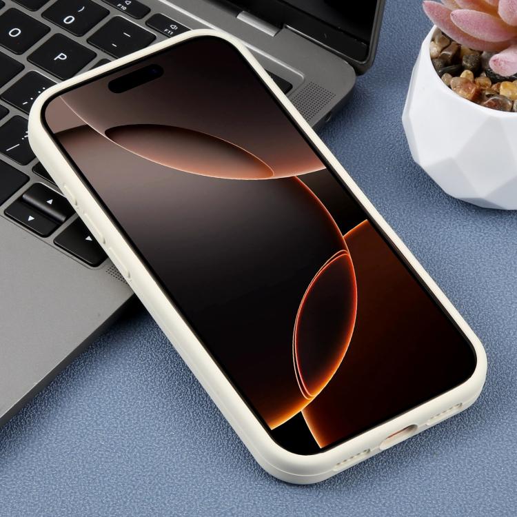 Custodia per telefono in silicone liquido con fori di precisione e stampa floreale a margherite., For iPhone 16 Pro Max, For iPhone 16 Pro, For iPhone 16 Plus, For iPhone 16