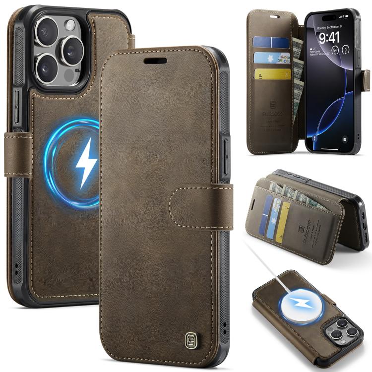 Custodia per telefono AutSpace A15 con chiusura magnetica retrò in pelle vegana, For iPhone 13 Pro Max, For iPhone 13 Pro, For iPhone 12 / 12 Pro, For iPhone 12 Pro Max