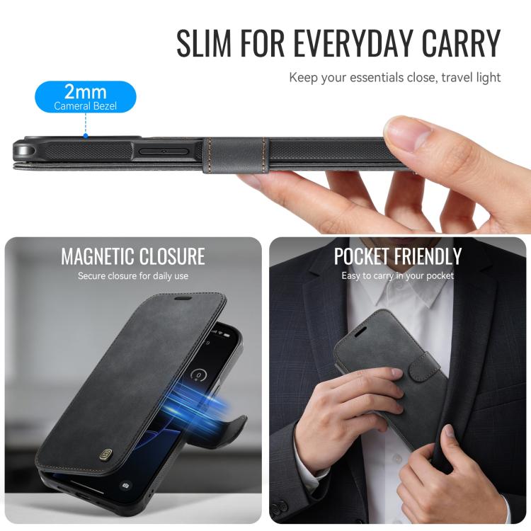 Custodia per telefono AutSpace A15 con chiusura magnetica retrò in pelle vegana, For iPhone 13 Pro Max, For iPhone 13 Pro, For iPhone 12 / 12 Pro, For iPhone 12 Pro Max