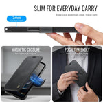 Custodia per telefono AutSpace A15 con chiusura magnetica retrò in pelle vegana, For iPhone 17e / 16e, For iPhone 17 Pro Max, For iPhone 17 Pro, For iPhone 17