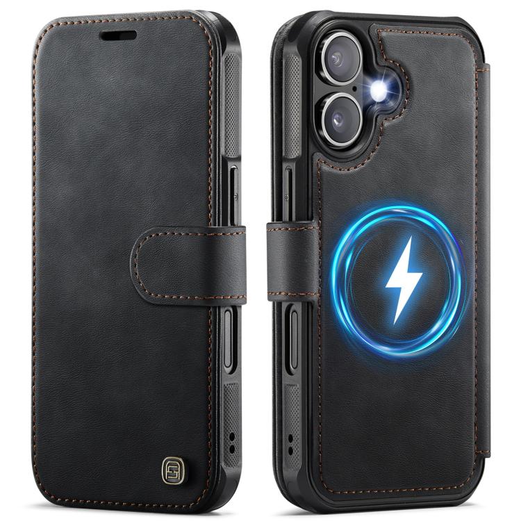 Custodia per telefono AutSpace A15 con chiusura magnetica retrò in pelle vegana, For iPhone 16, For iPhone 15 Pro Max, For iPhone 15 Pro, For iPhone 15 Plus / 14 Plus