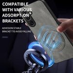 Custodia magnetica per telefono WANLONFENG serie SD con texture Nappa, For Samsung Galaxy A57 5G, For Samsung Galaxy A37 5G, For Galaxy A27 5G, For Samsung Galaxy A07 4G, For Samsung Galaxy A17 5G, For Samsung Galaxy A06 5G