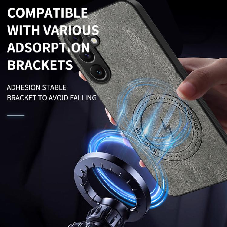 Custodia magnetica per telefono WANLONFENG serie SD con texture Nappa, For Samsung Galaxy A55 5G, For Samsung Galaxy A14 4G, For Samsung Galaxy A54 5G