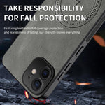 Custodia magnetica con texture Nappa per smartphone compatibili
