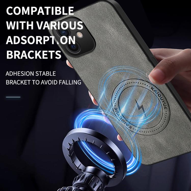Custodia magnetica con texture Nappa per smartphone compatibili