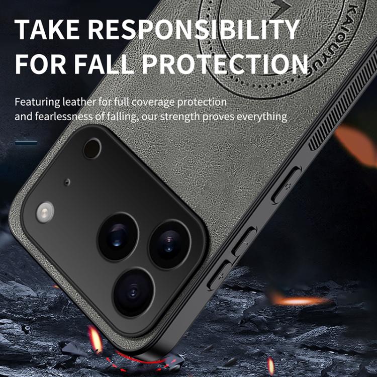 Custodia magnetica con texture Nappa per smartphone compatibili