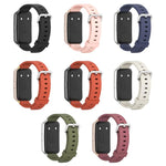 Cinturino per orologio in silicone con fibbia ad ardiglione argentata MIJOBS, For Huawei Band 11 / Band 11 Pro