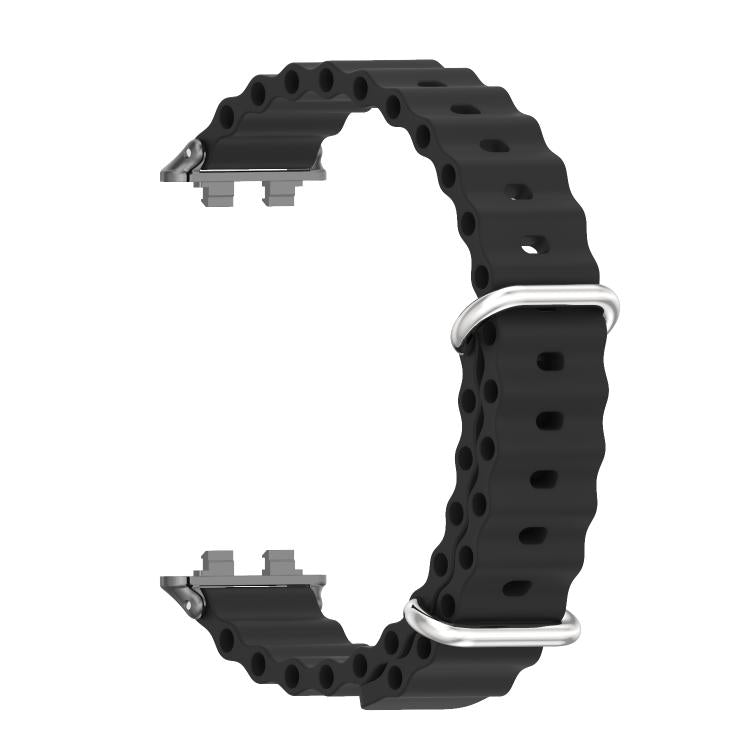 Cinturino per orologio traspirante in silicone MIJOBS Ocean, For Huawei Band 11 / Band 11 Pro
