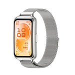 Cinturino per orologio MIJOBS Milanese magnetico in acciaio inossidabile, For Huawei Band 11 / Band 11 Pro