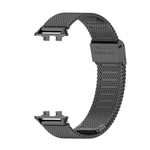 Cinturino per orologio MIJOBS in acciaio inossidabile con fibbia milanese., For Huawei Band 11 / Band 11 Pro