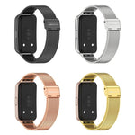 Cinturino per orologio MIJOBS in acciaio inossidabile con fibbia milanese., For Huawei Band 11 / Band 11 Pro
