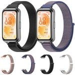 Cinturino per orologio MIJOBS in nylon traspirante con passanti, For Huawei Band 11 / Band 11 Pro