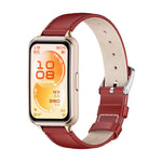 Cinturino per orologio MIJOBS in pelle bovina pieno fiore, For Huawei Band 11 / Band 11 Pro