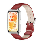 Cinturino per orologio MIJOBS in pelle bovina pieno fiore, For Huawei Band 11 / Band 11 Pro